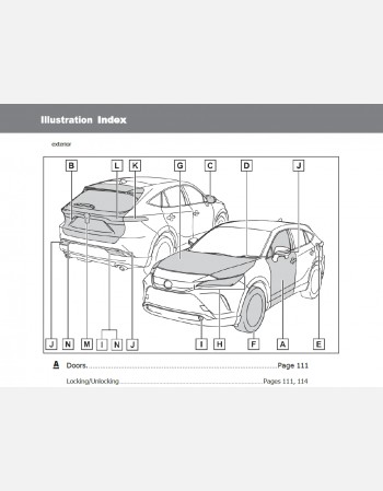 toyota harrier hybrid 2020-2021 owners manual in english